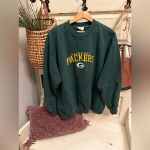 Vintage embroidered packers sweatshirt